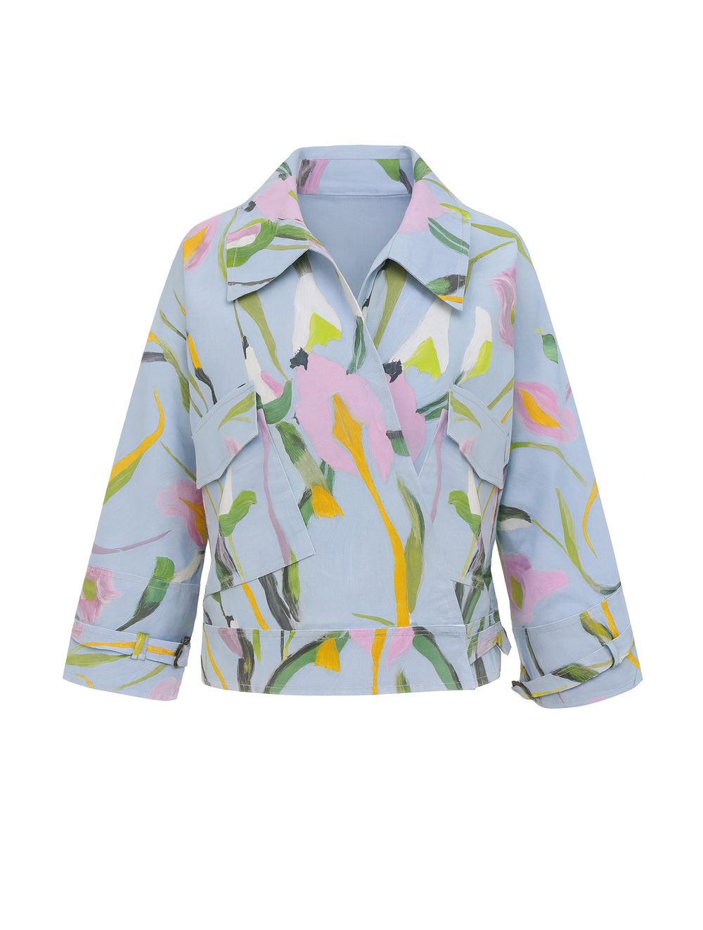 FLORAL BRUSHSTROKE JACKET