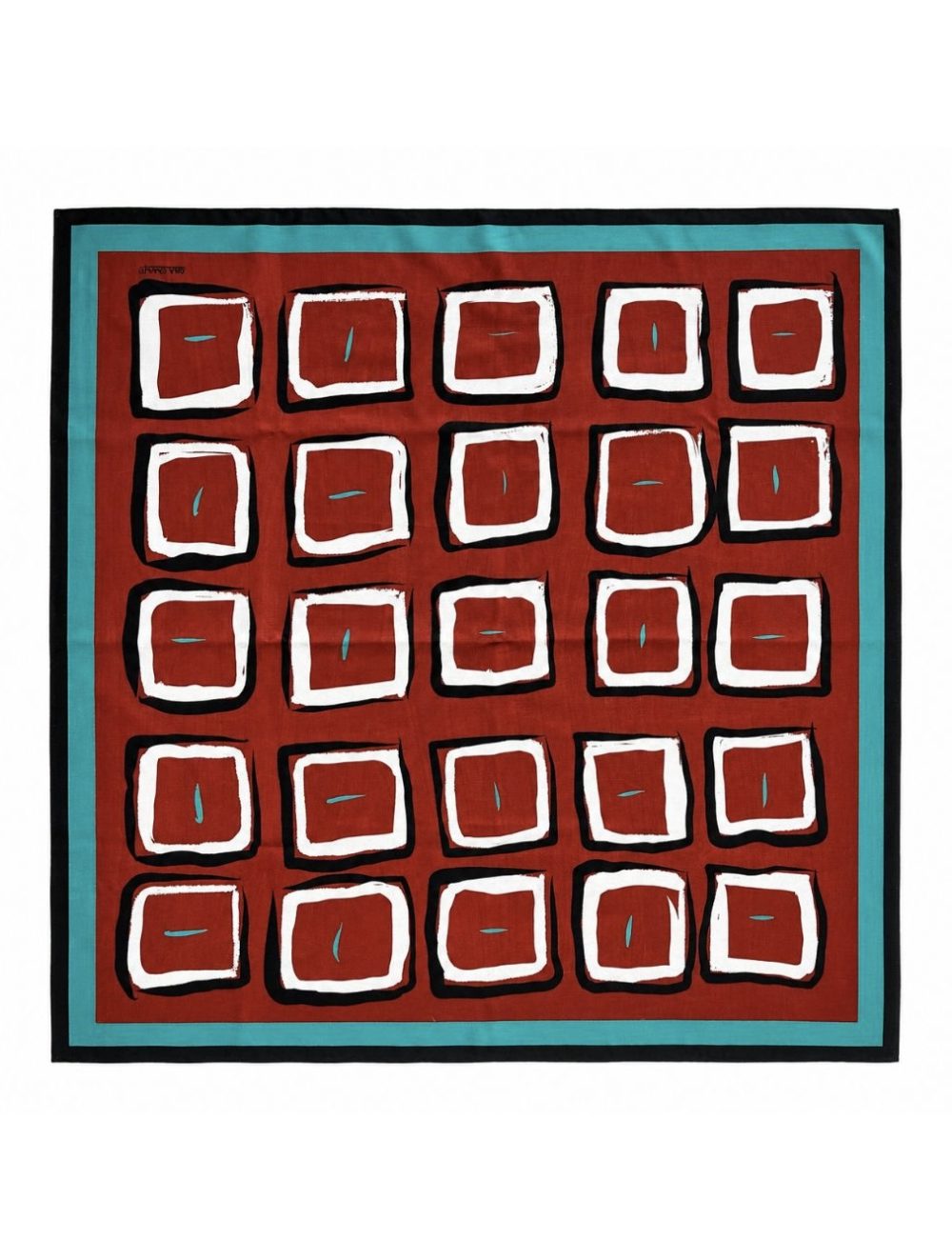 "Cuadros Lacre" Scarf