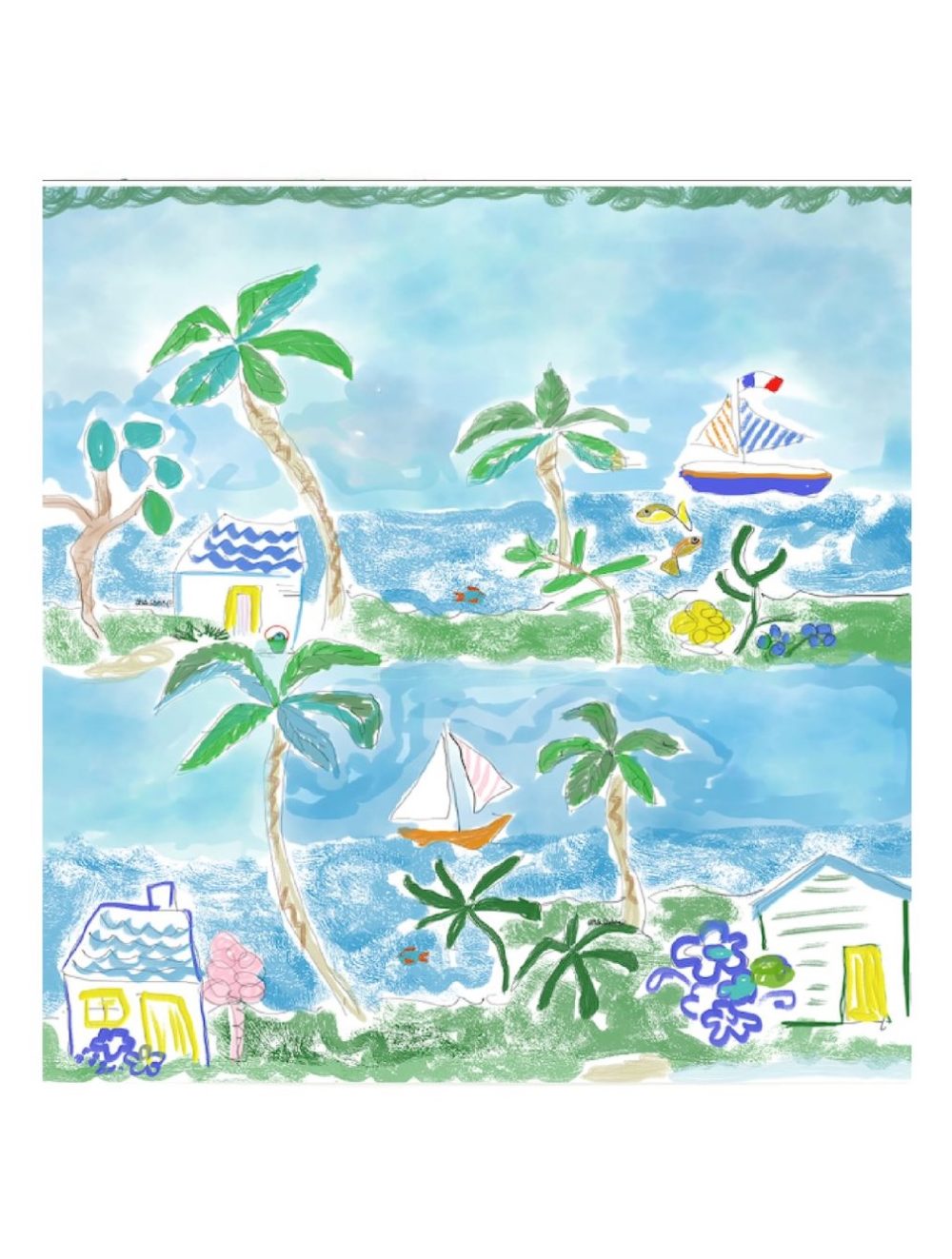 "Saint Tropez" Scarf